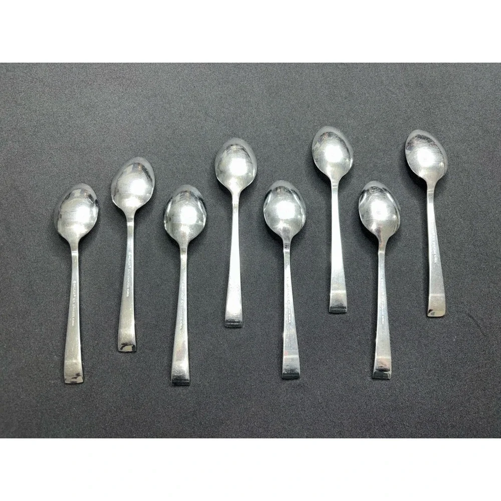 Wallace 18/8 Georgetown Stainless Steel 8 Teaspoons 6